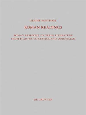 cover image of Roman Readings